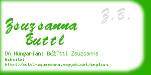 zsuzsanna buttl business card